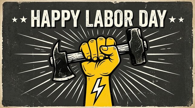 Celebrating labor day honoring the social and economic achievements of american workers
