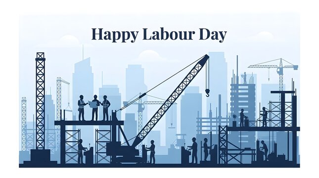 Celebrating labour day honoring the contributions of workers and the spirit of hard work