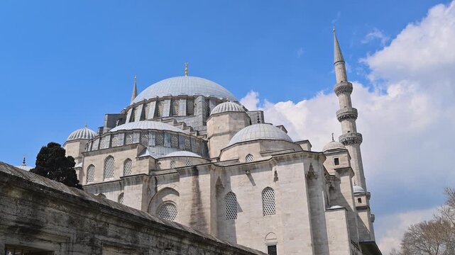 Imperial Suleymaniye Mosque in Istanbul, Turkey