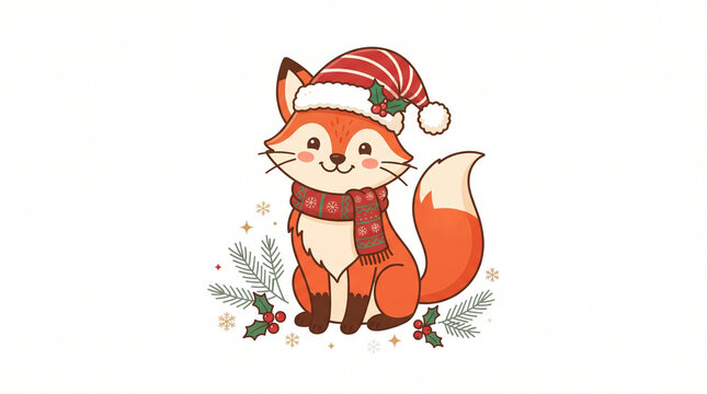 cute Christmas foxy