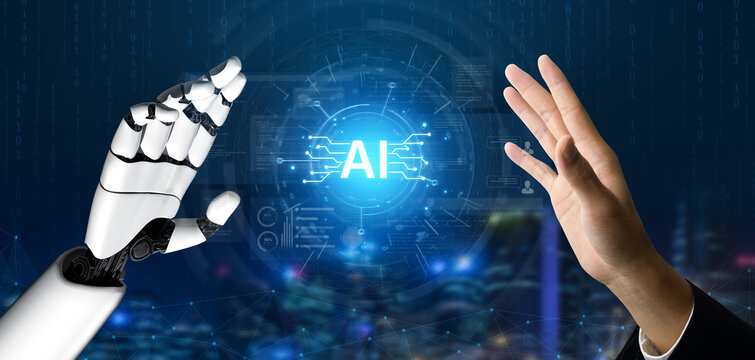 Futuristic software development concept featuring AI pair programmer, automated AI code generation, and real-time AI debugging. Ideal for DevOps and tech AI innovation. Corpus