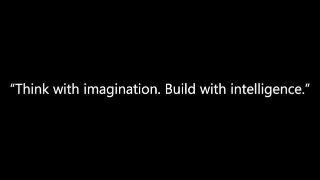 Quotations about imagination and intelligence stand out clearly against a deep dark background for visual impact.