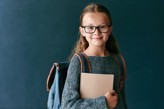 Student Solving Problem on Classroom Chalkboard