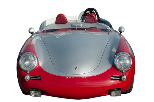 Porsche 356B sports car Vintage on white