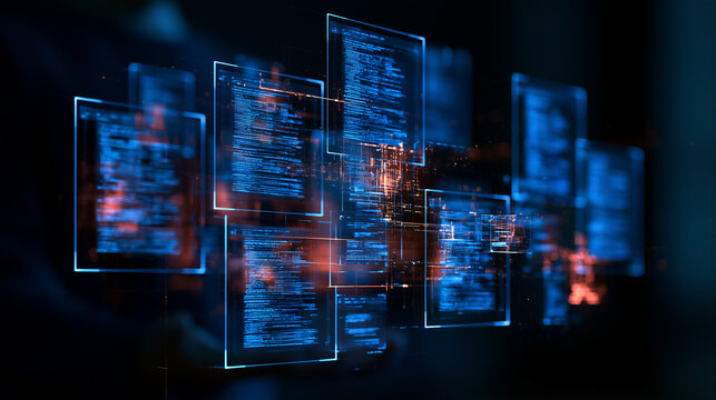 Glowing blueprint of interconnected website pages forming a structured sitemap for SEO indexing. sitemap, XML sitemap, SEO crawling, search engine indexing, website structure