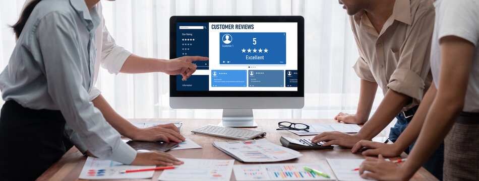 Customer experience and review analysis by brisk computer software for corporate business