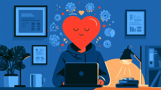 Analyze the psychological effects of integrating positive affirmation visuals into workplace or home environments. What impact do they have on stress levels, motivation, and goal a