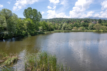Obraz premium Landscape around Pancharevo lake, Bulgaria