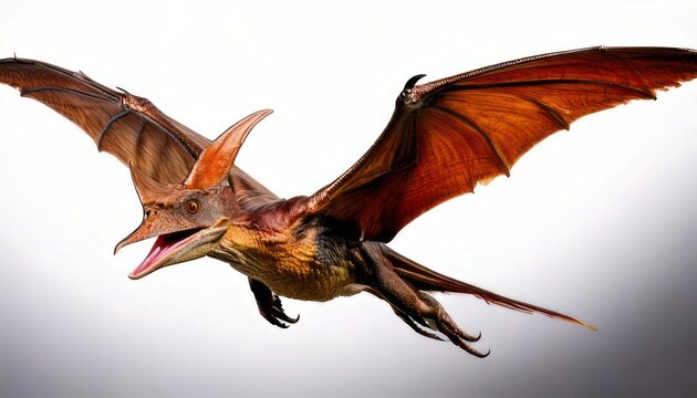 Majestic Pterodactyl Soaring Through the Skies - A Prehistoric Marvel.