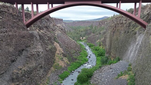Under US-97 - Peter Skene Ogden State Scenic Viewpoint, Oregon