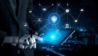 An AI assistant manages a comprehensive cybersecurity network. This smart system provides total...
