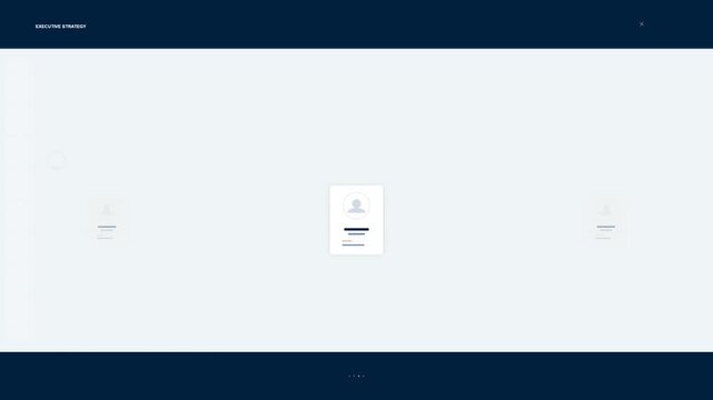 Minimalist UI Design Template Animation: Smooth Transitions & Clean Interface