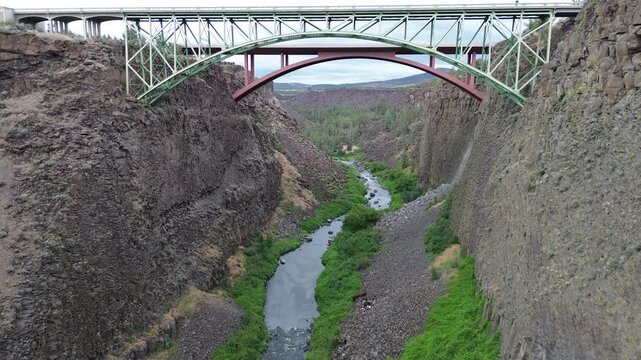 View at two bridges - Peter Skene Ogden State Scenic Viewpoint, Oregon