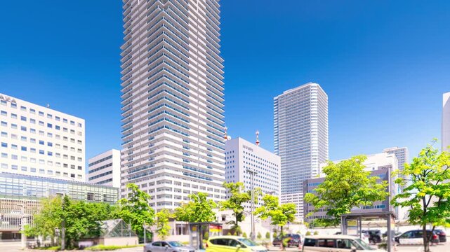 JR札幌駅・北口駅前 タイムラプス　再開発進行中 2026