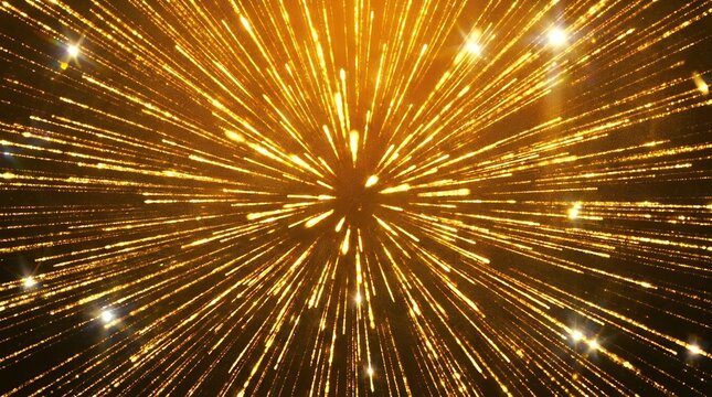 Dynamic Gold Focus Lines Zoom Effect with Radial Speed Rays Background gold focus line effect background flashy radial speed rays dynamic burst golden shine abstract light glow sunburst zoom motion