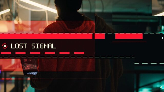 Glitch Abstract Error Transition / 4k Resolution / Horizontal / Part 07