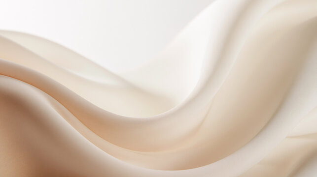 Soft Flowing Silk Fabric Abstract Elegant Background