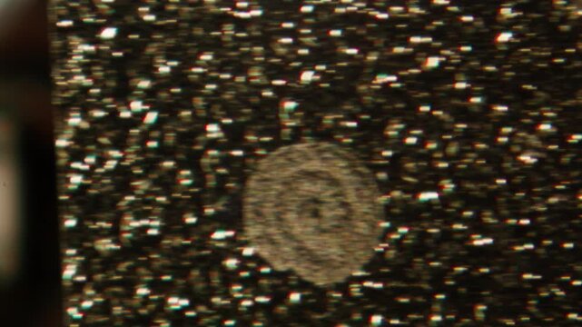 Microscope Macro Close-up Shot of Microchip, CPU Processor on Printed Circuit Board, Computer Motherboard with Components Inside of Electronic Device, Part of Supercomputer microscop.
