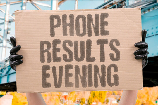 "Phone Results Evening" Followed live election updates on mobile. PHONE. RESULTS. EVENING. LIVE. UPDATES.