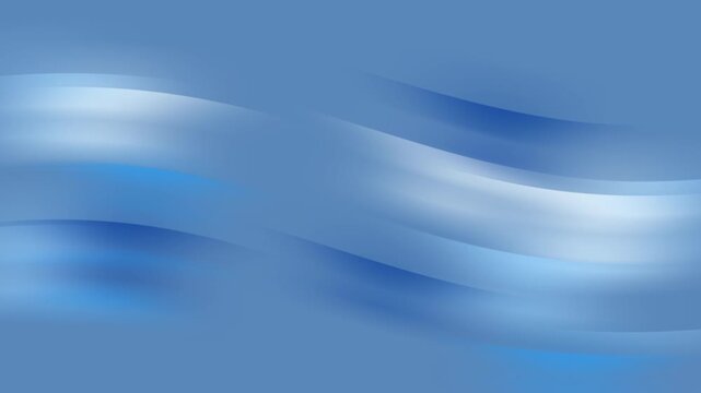 Elegant Seamless Loop Background with Soft Flowing Blue Waves 4K UHD