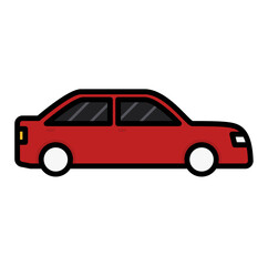 Fototapeta premium red sports car