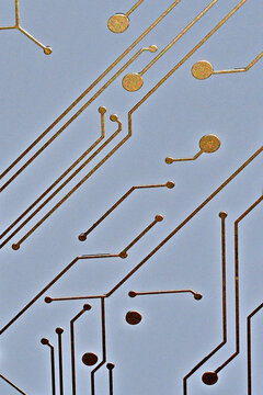 White Circuit board abstract 