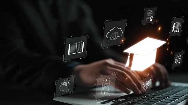 Online learning system combining digital education, e-learning, and virtual classroom to enhance learning, assessment, and global knowledge sharing. Marrow