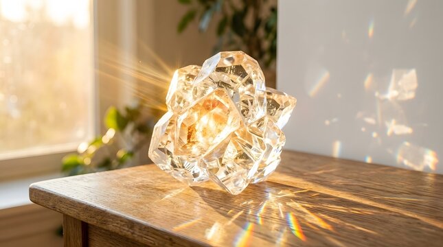 Beautiful concept with prism light deflection