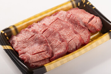 Fototapeta premium ［カナダ産］厚切り 牛タン 焼肉用