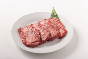 Fototapeta premium ［カナダ産］厚切り 牛タン 焼肉用