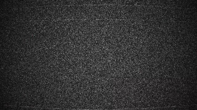 Realistic static noise tv display with black and white flickering interference. Great for video editing projects needing vintage effects.
