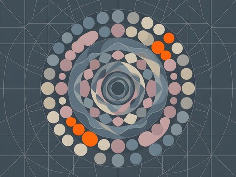 abstract background with circles