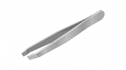 Fototapeta premium Isometric illustration of a pair of slanted beauty tweezers