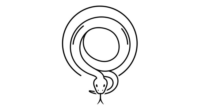 snake eating tail ouroboros symbol