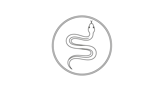 snake in circle