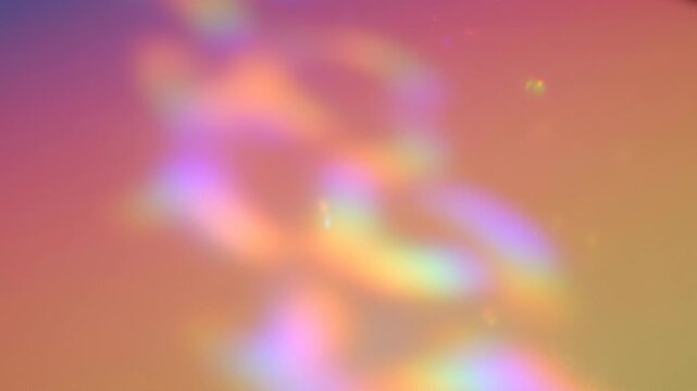 Abstract smooth red gradient background with noise concept. Soft pastel rainbow light reflections with dreamy bokeh effect for colorful abstract background