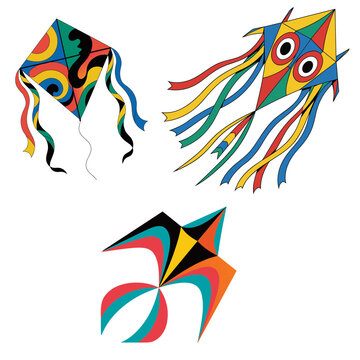 colorful kite illustration