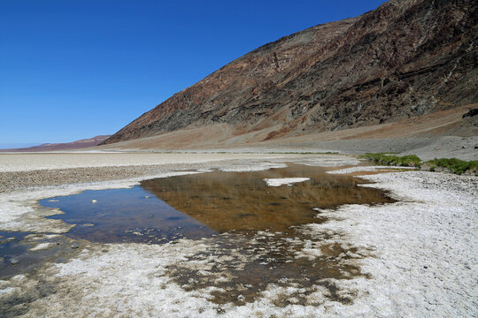 Reflection in Badwater Basin - Death Valley National Park, California