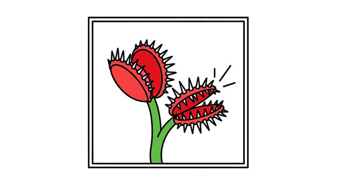 venus flytrap plant, carnivorous plant
