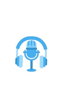 microphone and headphones for recording studio