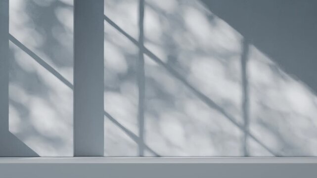 light grey color on backdrop for header design, video footage in a plain empty space