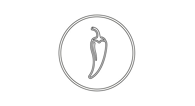 chili pepper logo icon