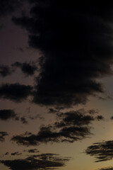 Fototapeta premium Dramatic Sunset Clouds in the Sky