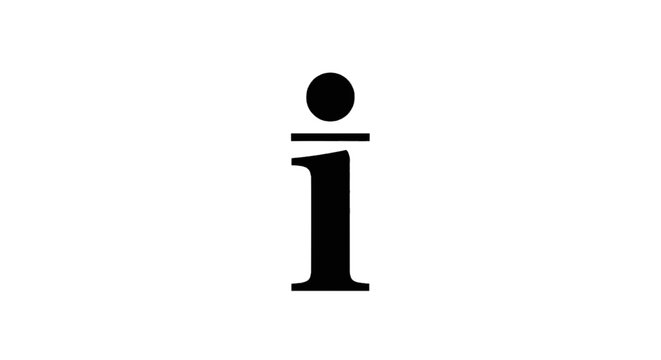 Vector illustration of information icon symbol on a transparent background