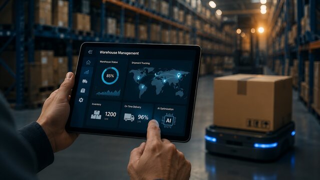 AI Powered Warehouse Management System with Global Logistics Dashboard and Supply Chain Analytics