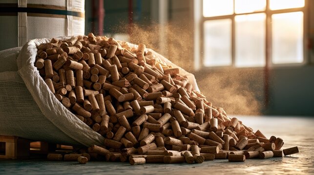 Natural Wine Corks in Industrial Setting: A Cinematic View