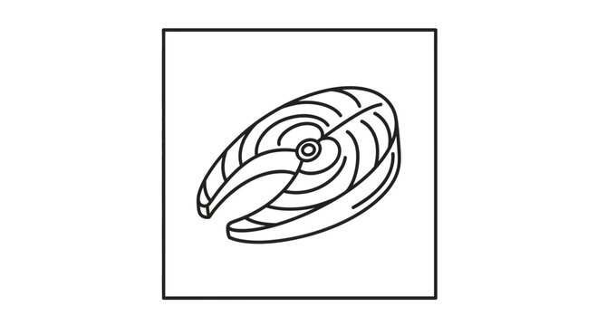 black line art shell icon