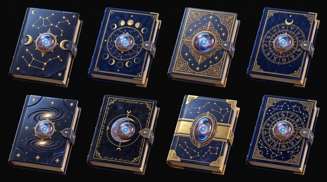 Isolated on a solid matte black background, clean composition, professional RPG game UI asset design, flawless execution