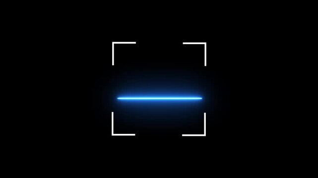 QR Code Scanner concept. Motion graphics of quick-response code scanning.  Animation of 4k video. 