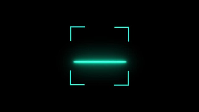 QR Code Scanner concept. Motion graphics of quick-response code scanning.  Animation of 4k video. 